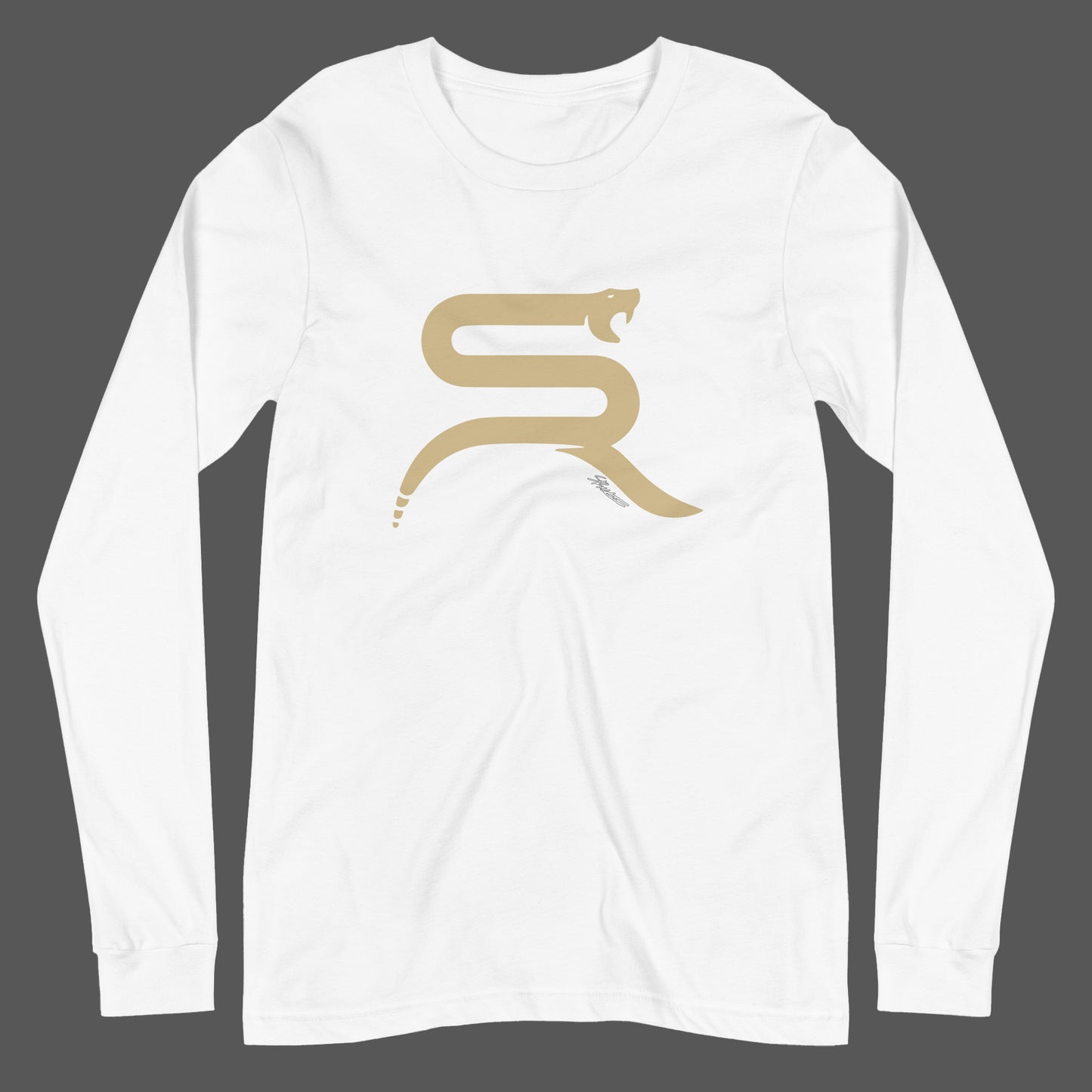 Gold Brand Logo Long Sleeve